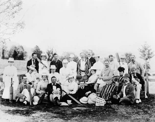 クリケットパーティー、1870年代〜90年代